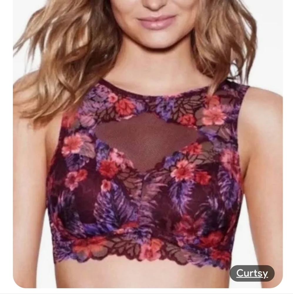 VS PINK Orchid Lace Bralette